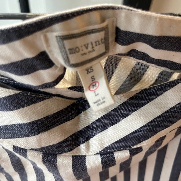 Mo: Vint New York Striped Skirt - Picture 4 of 4